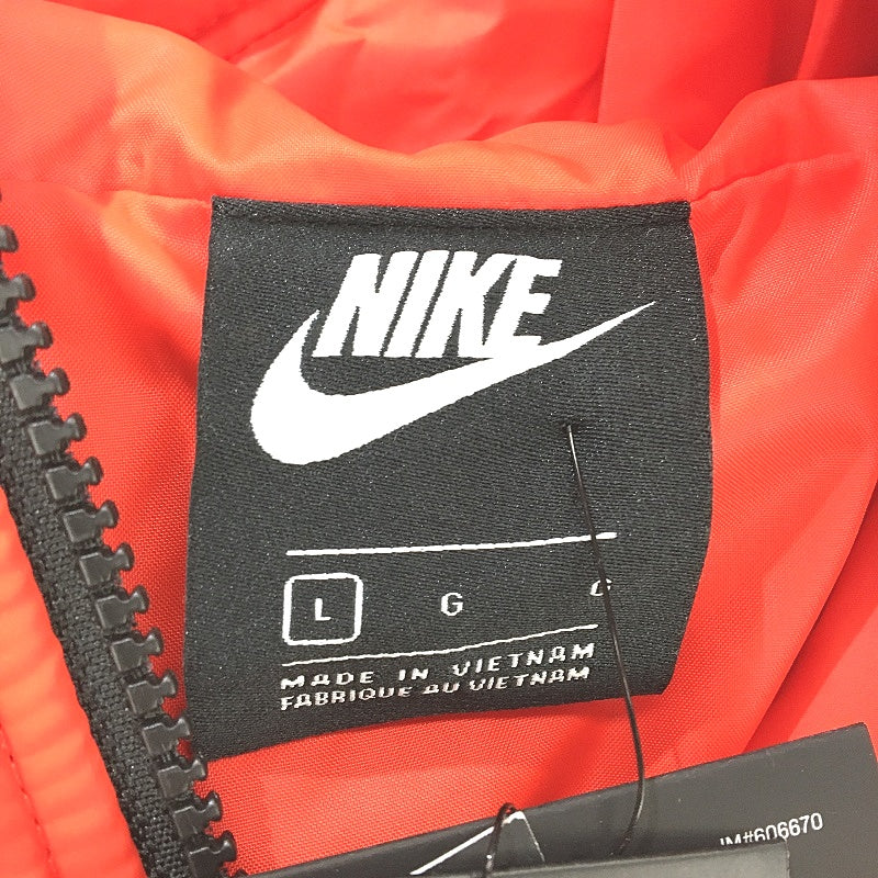 Nike Thermore Insulated Loose Fit Red Puffer Jacket Mens Size Large NEW