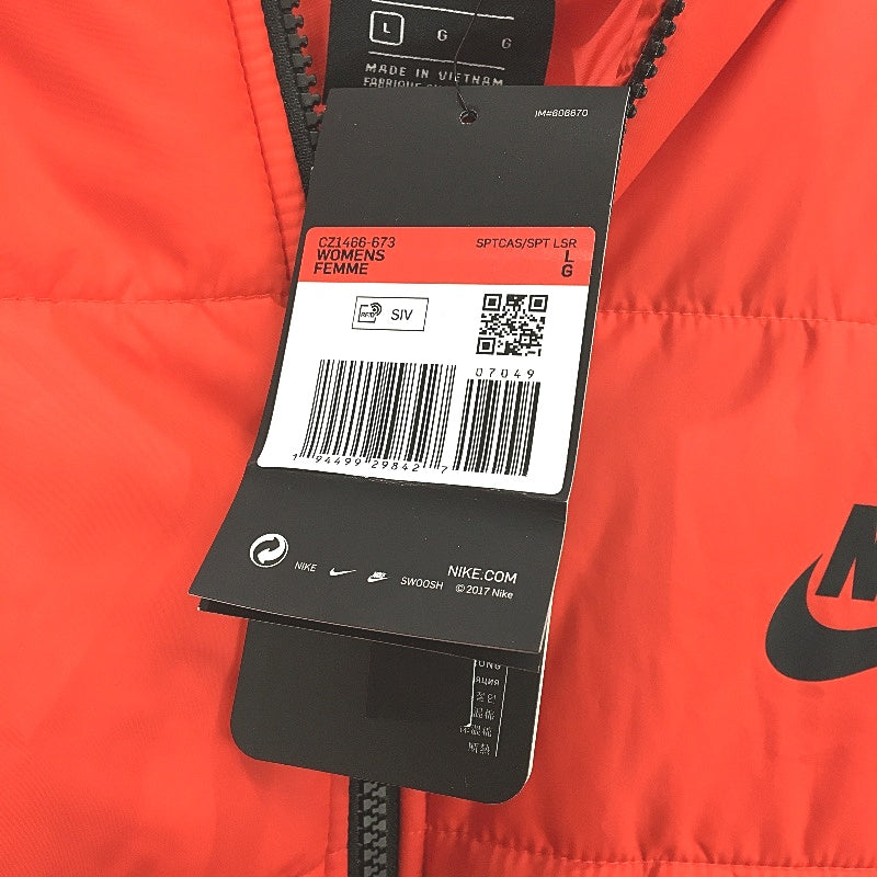 Nike Thermore Insulated Loose Fit Red Puffer Jacket Mens Size Large NEW