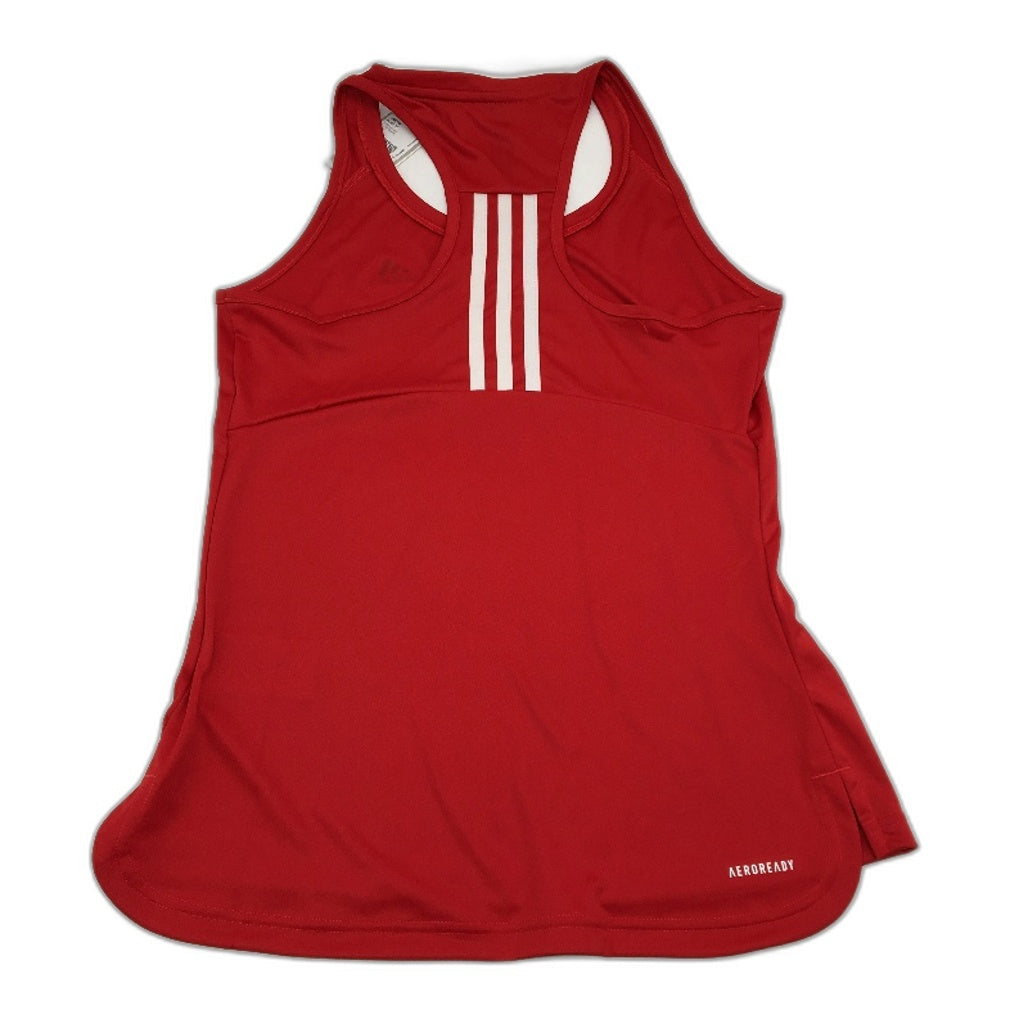 Adidas 3 Stripes AeroReady Red Lightweight Training Tank Ladies Size Small NEW