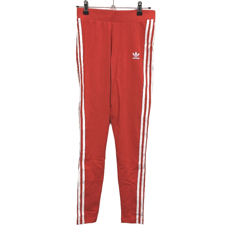 Adidas Originals Adicolor 3 Stripes Red Cotton Tights Ladies Size UK 8 NEW