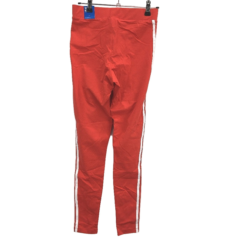 Adidas Originals Adicolor 3 Stripes Red Cotton Tights Ladies Size UK 8 NEW