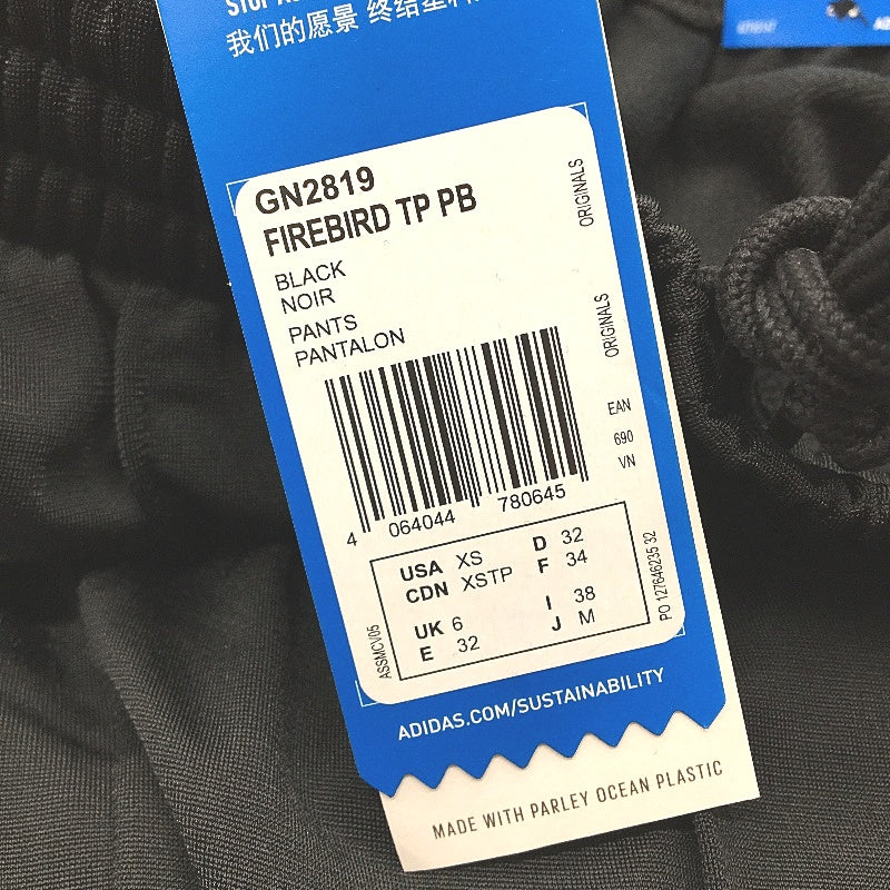 Adidas Adicolor Classics Firebird Black Trackpants Ladies Size UK 6 NEW