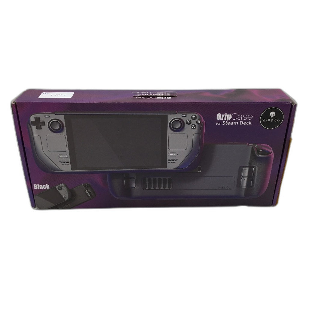 Skull & Co Grip Case For Steam Deck Soft Protective Cover Non Slip Black NEW