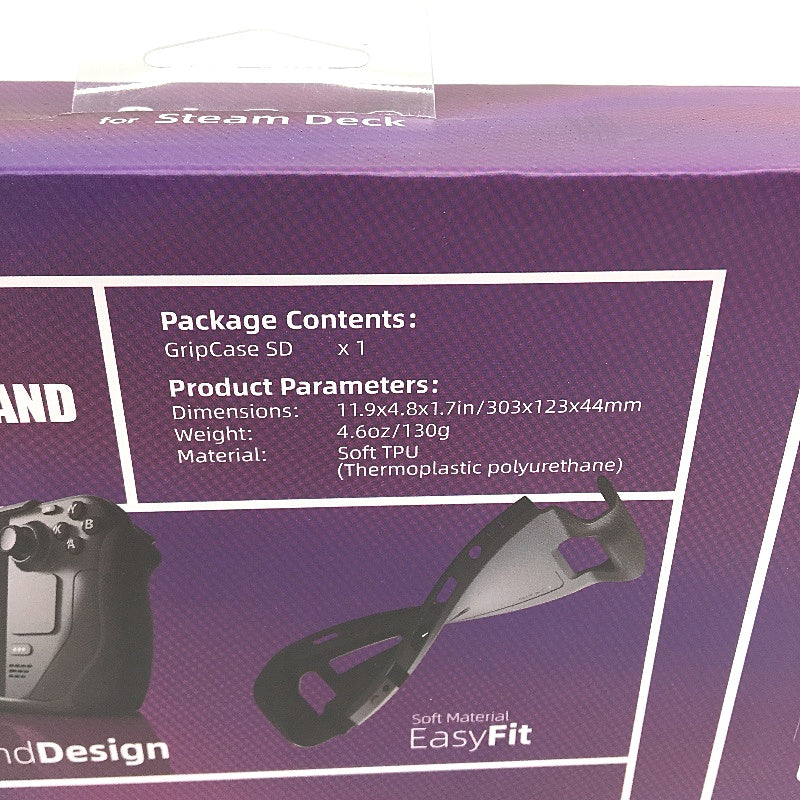 Skull & Co Grip Case For Steam Deck Soft Protective Cover Non Slip Black NEW