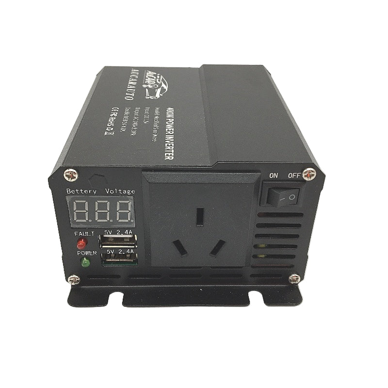 AUCARAUTO 400W Power Inverter 12V DC 240V AC With Input Voltage Display NEW