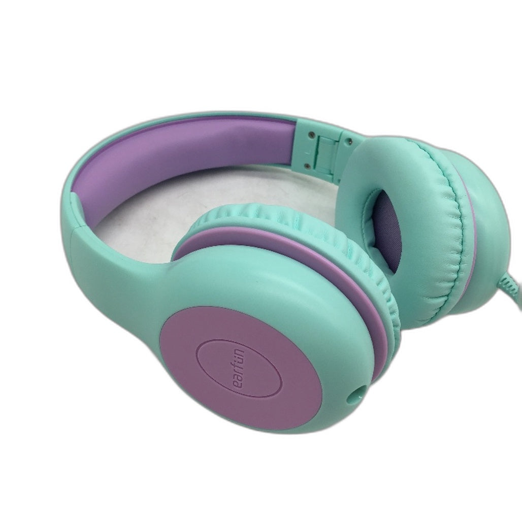 Earfun Kids Wired Headphones With Microphone 85 94dB Volume Limit Headset NEW