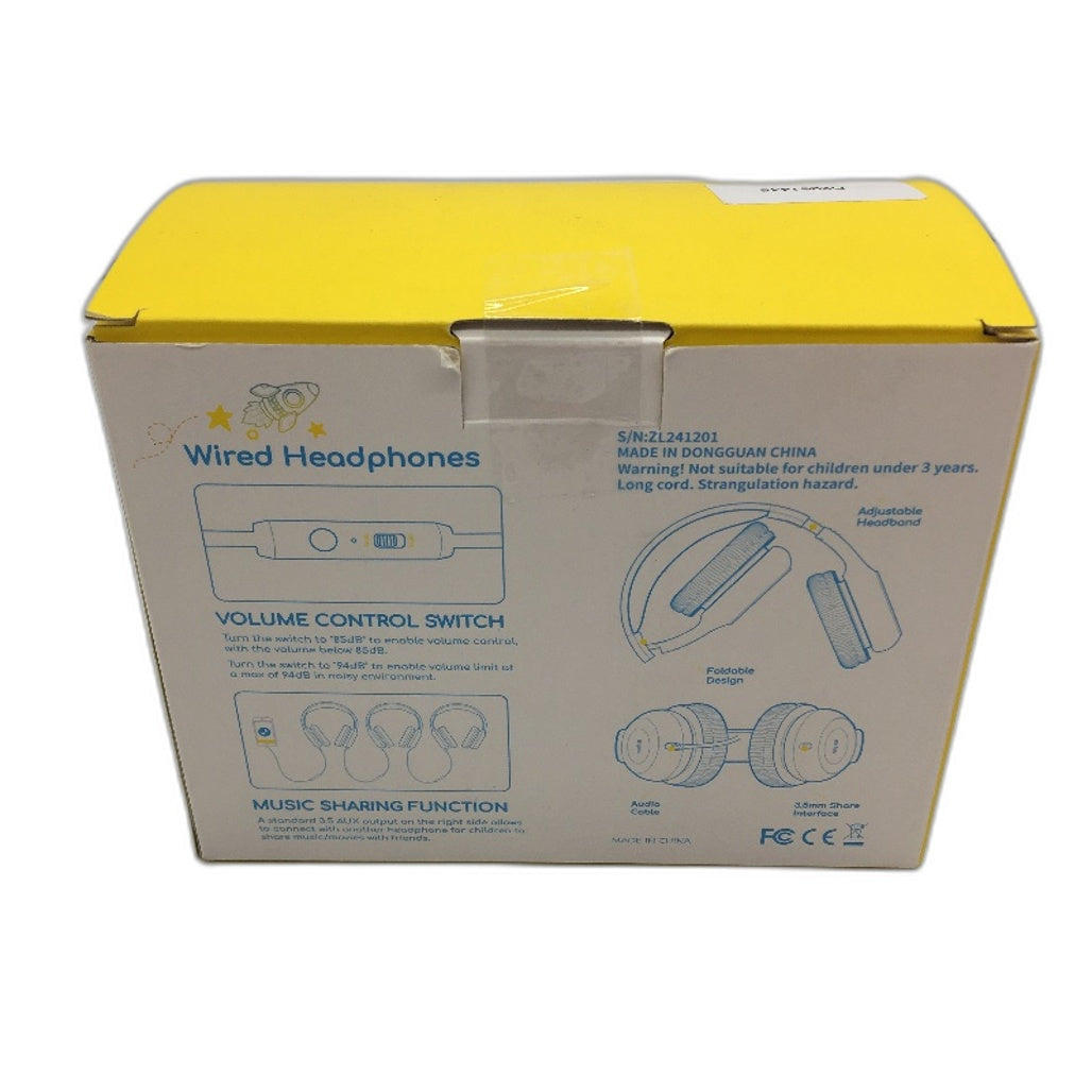 Earfun Kids Wired Headphones With Microphone 85 94dB Volume Limit Headset NEW