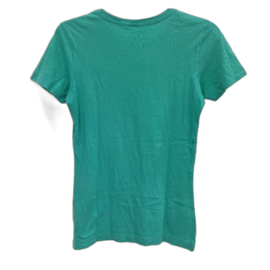 Nike Original Turquoise 100% Cotton Slim Fit Short Sleeve T Shirt Womens Size S
