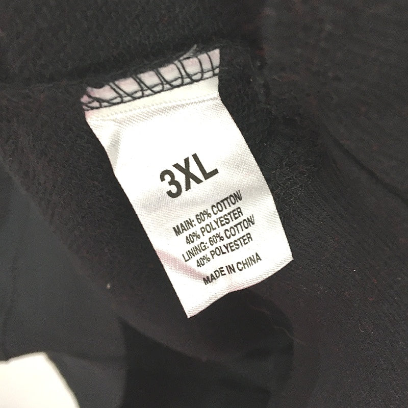 Everlast Black Hooded Tank Top Sleeveless Hoodie With Front Pocket Mens Size 3XL