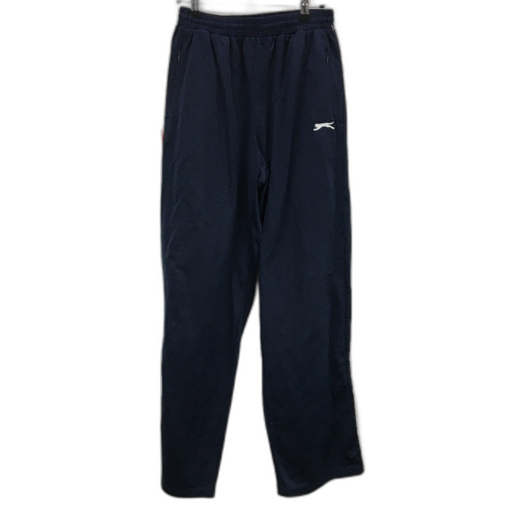 Puma Navy Warm Fleece Lined Sweatpants Joggers Elastic Waistband Mens Size M