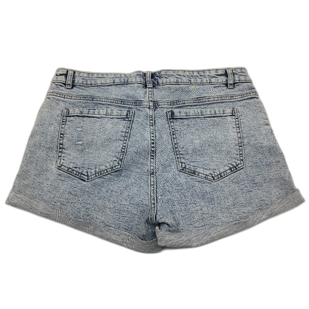 Jay Jays Trixie Mid Rise Cheeky Snow Wash Blue Shorts Ladies Size AU 14 NEW