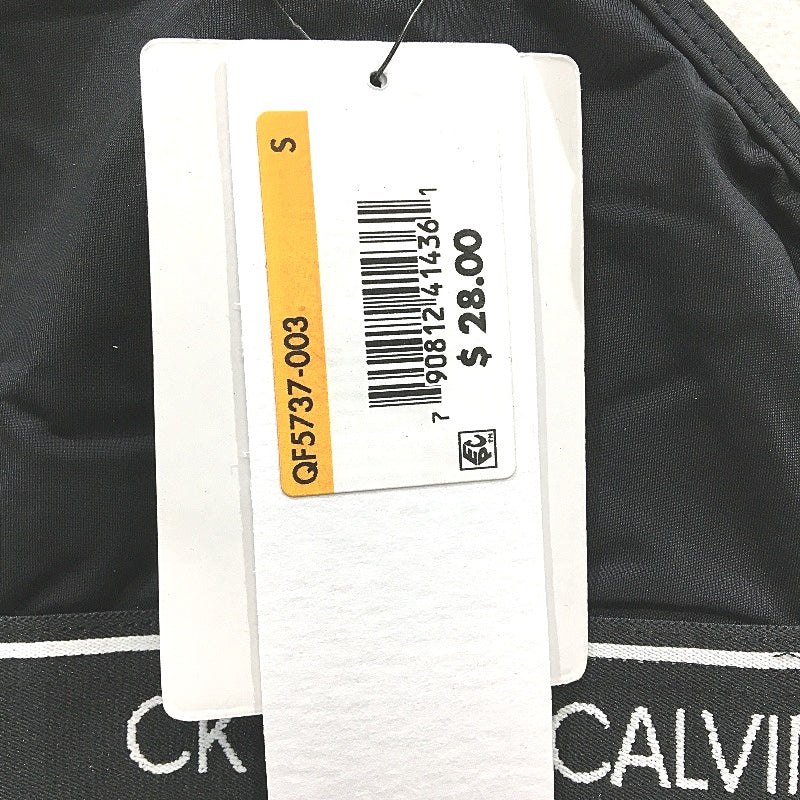 Calvin Klein CK One Micro Unlined Wirefree Black Bralette Ladies Size Small NEW