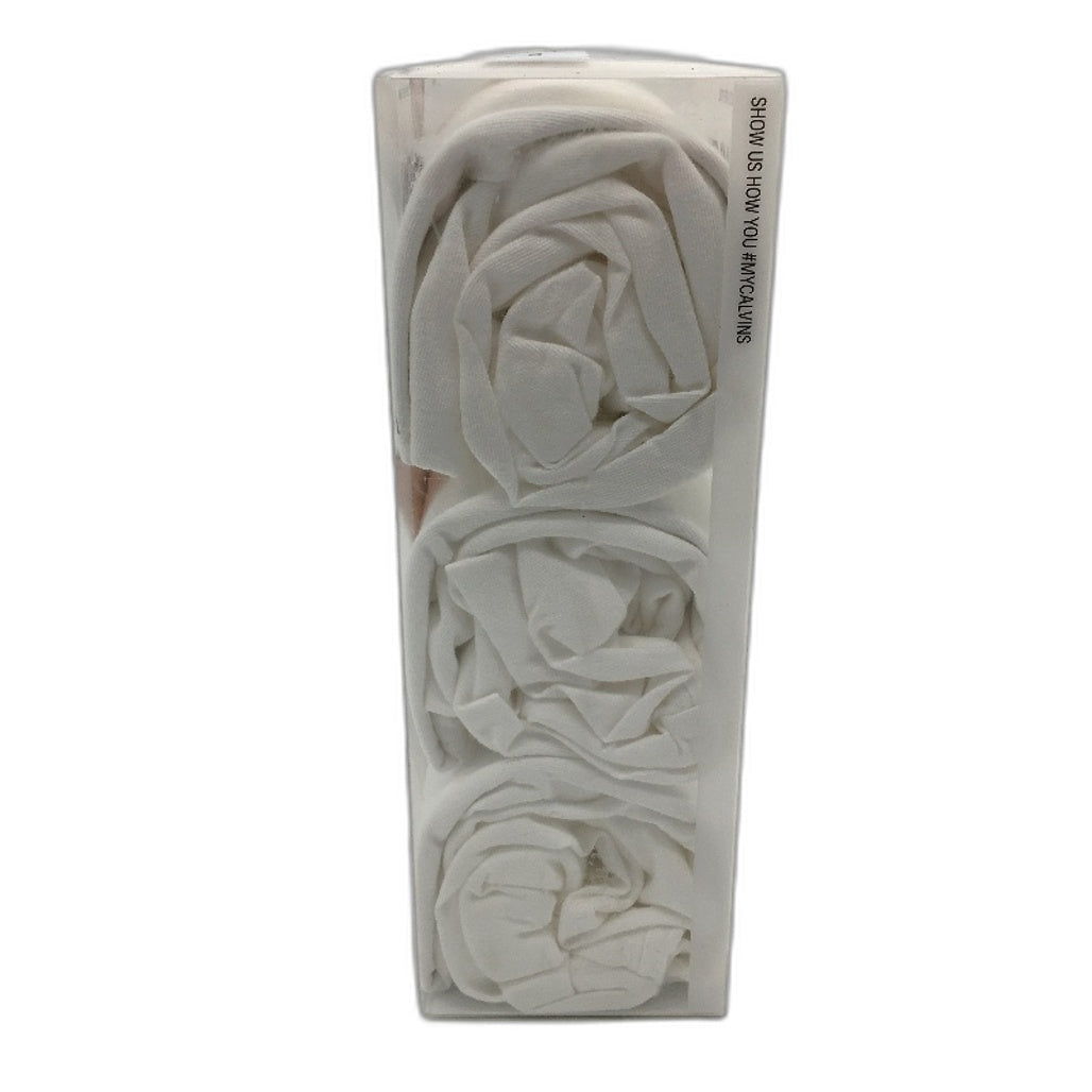 Calvin Klein 3pk 100% Cotton Classic Fit Crew Neck T-Shirts Mens Size Large NEW