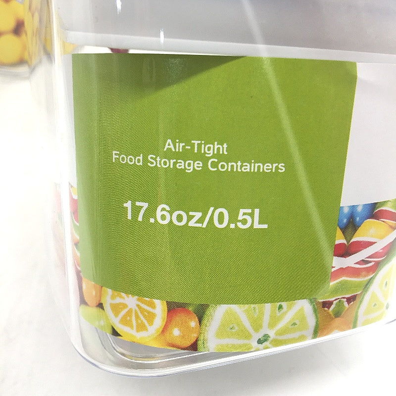 Cinimax 14 Pack Flip Lock White Lids Plastic Food Storage Containers NEW