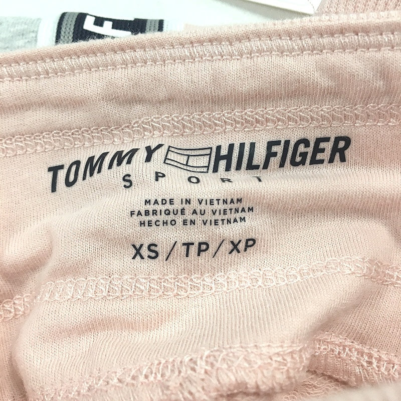 Tommy Hilfiger Sport Pink Cotton Terry Training Jogger Pants Ladies Size XS NEW