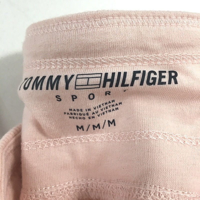 Tommy Hilfiger Sport Pink Cotton Terry Training Jogger Pant Ladies Sz Medium NEW