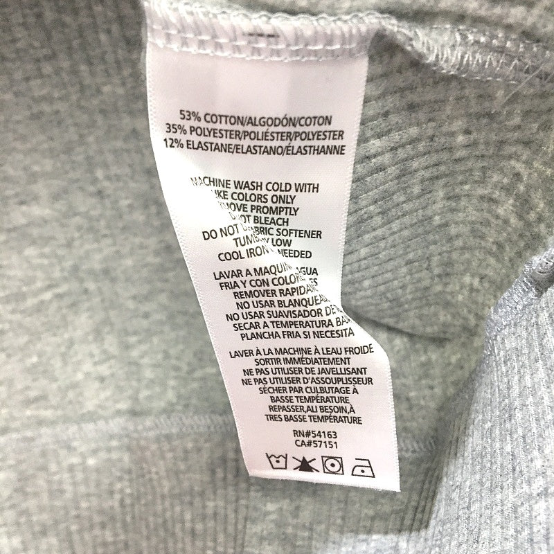 Tommy Hilfiger Sport Ribbed Grey Marle Boxy Sweatshirt Ladies Size XL NEW