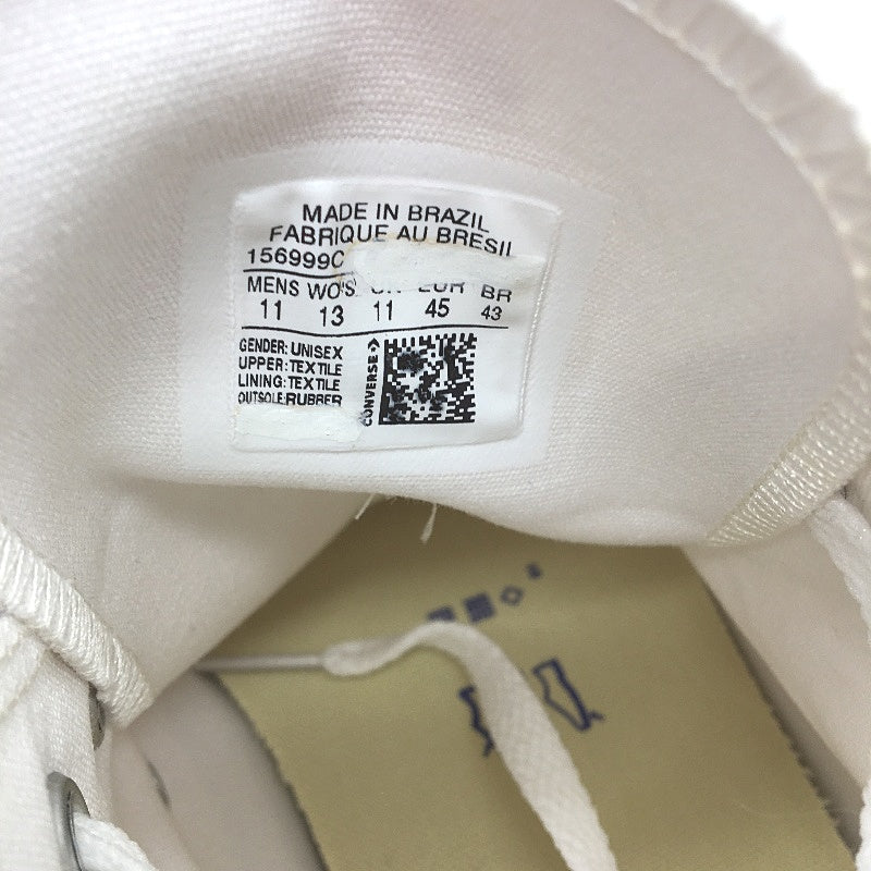 Converse CTAS Hi White Chuck All Star High Top Sneakers Unisex M11 L13 EU 45 NEW