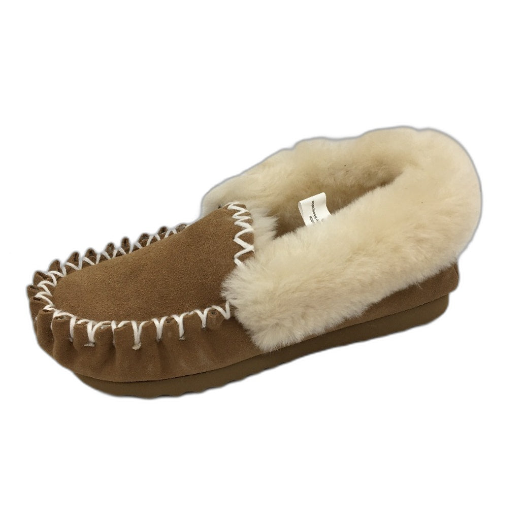UGG Outback Australian Sheepskin Chesnut Moccasins Unisex Size EU 37 M5 L6 NEW