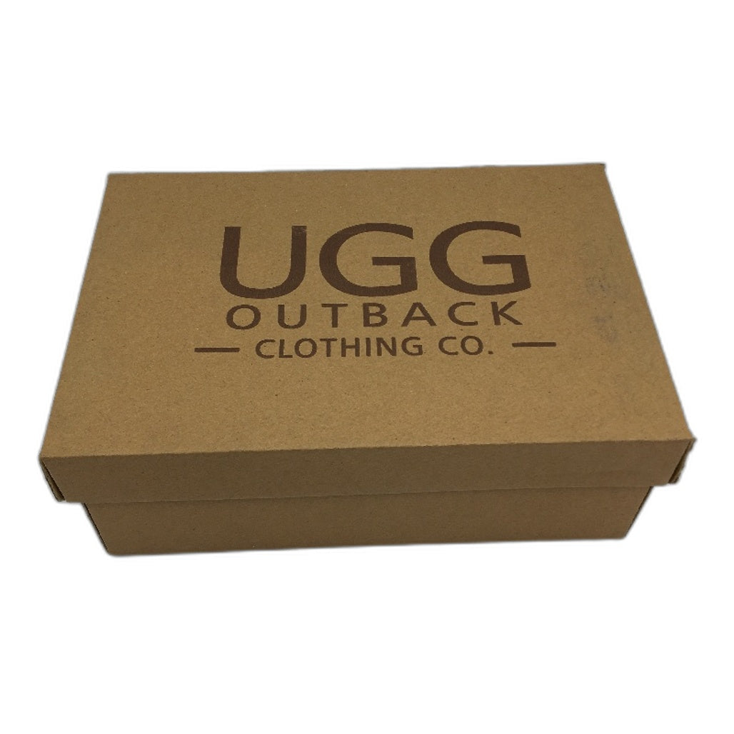 UGG Outback Australian Sheepskin Chesnut Moccasins Unisex Size EU 37 M5 L6 NEW