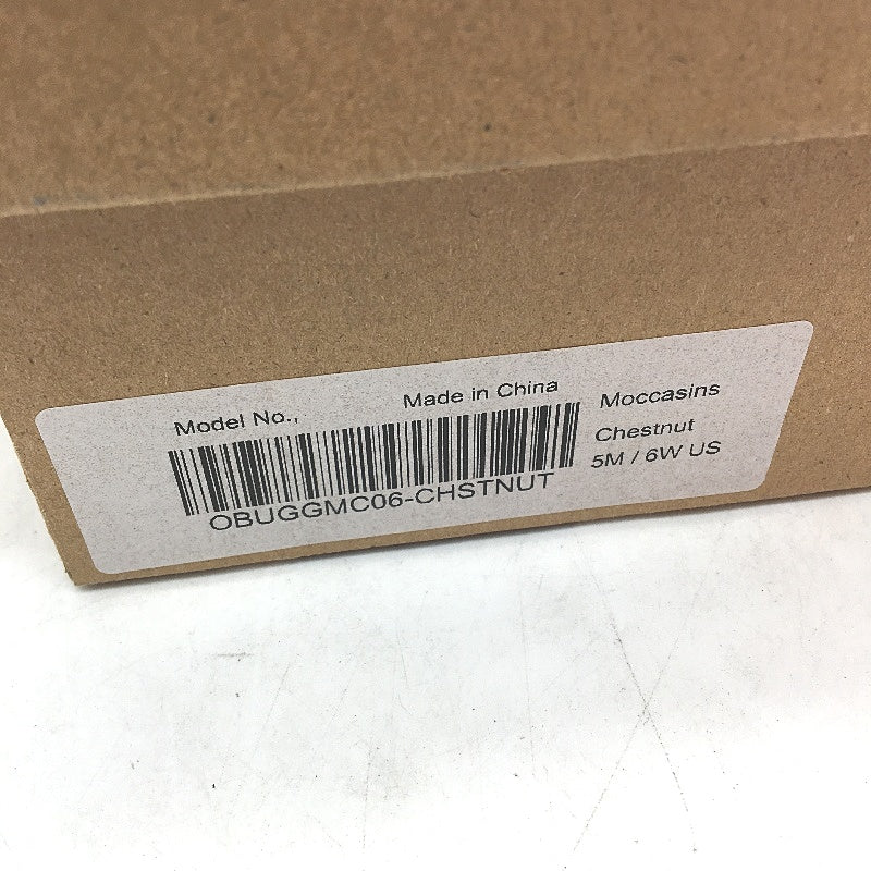 UGG Outback Australian Sheepskin Chesnut Moccasins Unisex Size EU 37 M5 L6 NEW