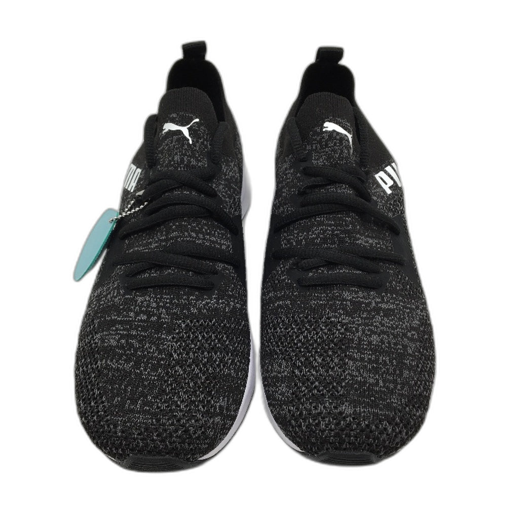 Puma Black Asphalt Flyer Runner Engnr Knit Sneakers Ladies US 9.5 EU 40.5 NEW