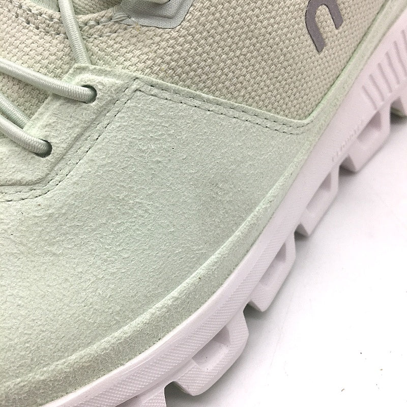 On Running Cloud Hi Mineral Green Running Sneaker Ladies Size US 7.5 EU 38.5 NEW