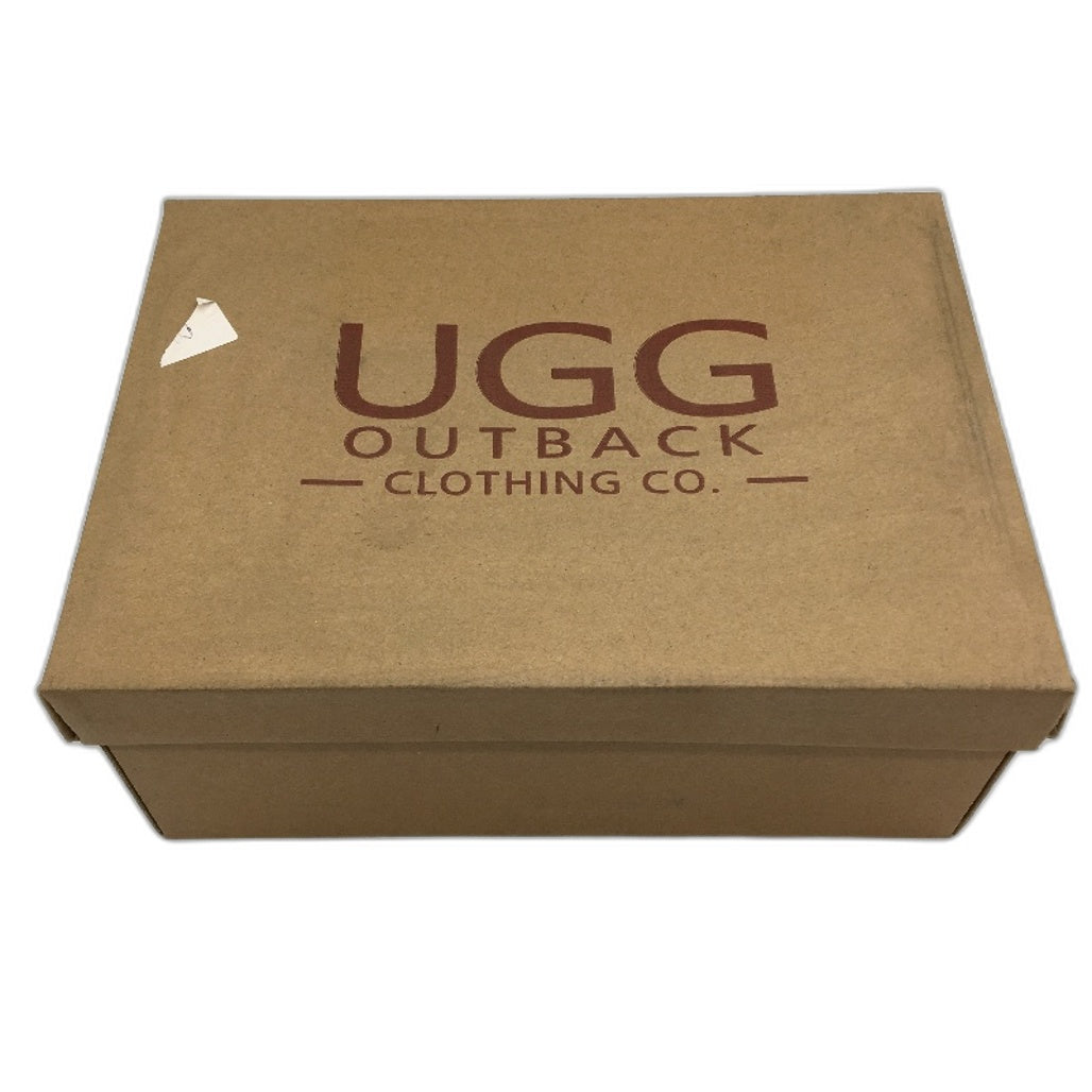 UGG Outback Sheepskin Chestnut Tan Scuff Slippers Size Mens 11 Ladies 12 NEW