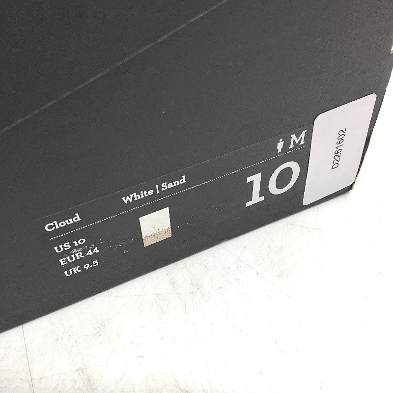 On Running Cloud White Sand Speedboard Construct Sneakers Mens US 10 EU 44 NEW