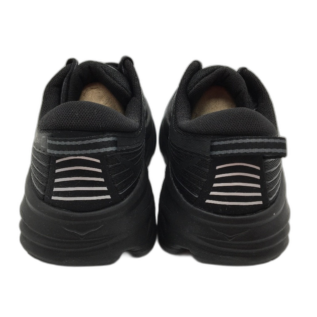 Hoka Solid Black Bondi 7 Running Thick Sole Sneaker Mens Size US 8.5 EU 42 NEW