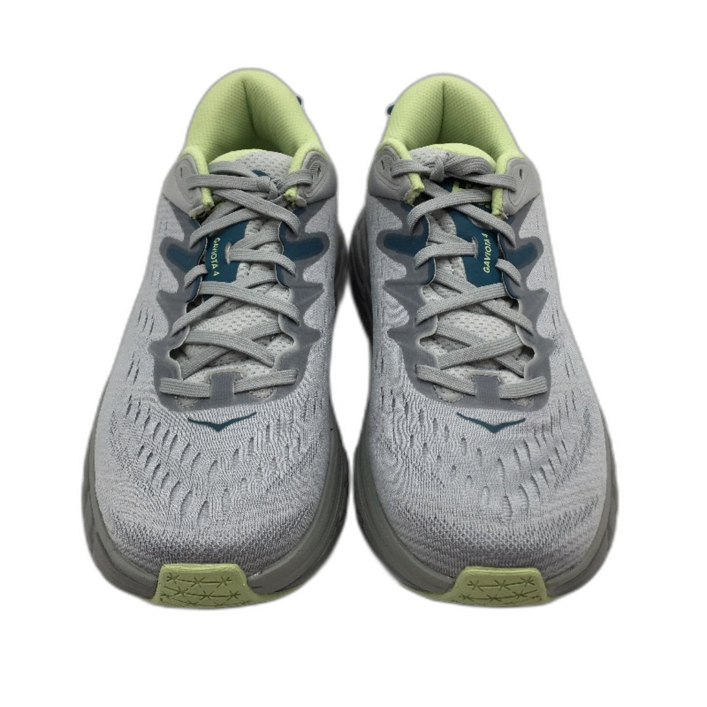 Hoka One One Grey Gaviota 4 Thick Sole Sneaker Shoes Mens Size US 8.5 EU 42 NEW