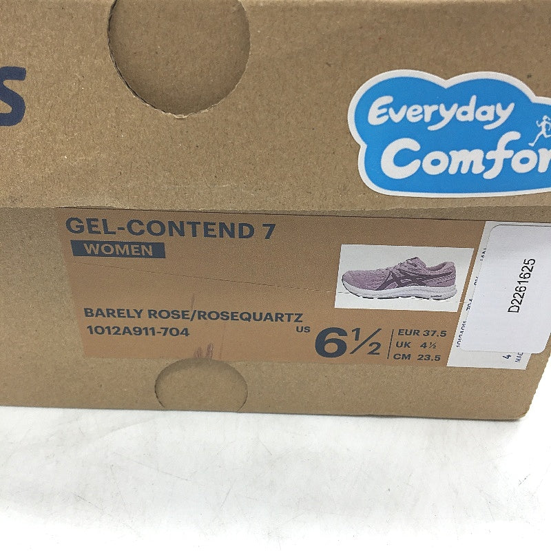 Asics Ortholite Gel-Contend 7 Barely Rose Lite Sneakers Ladies US 6.5 EU37.5 NEW