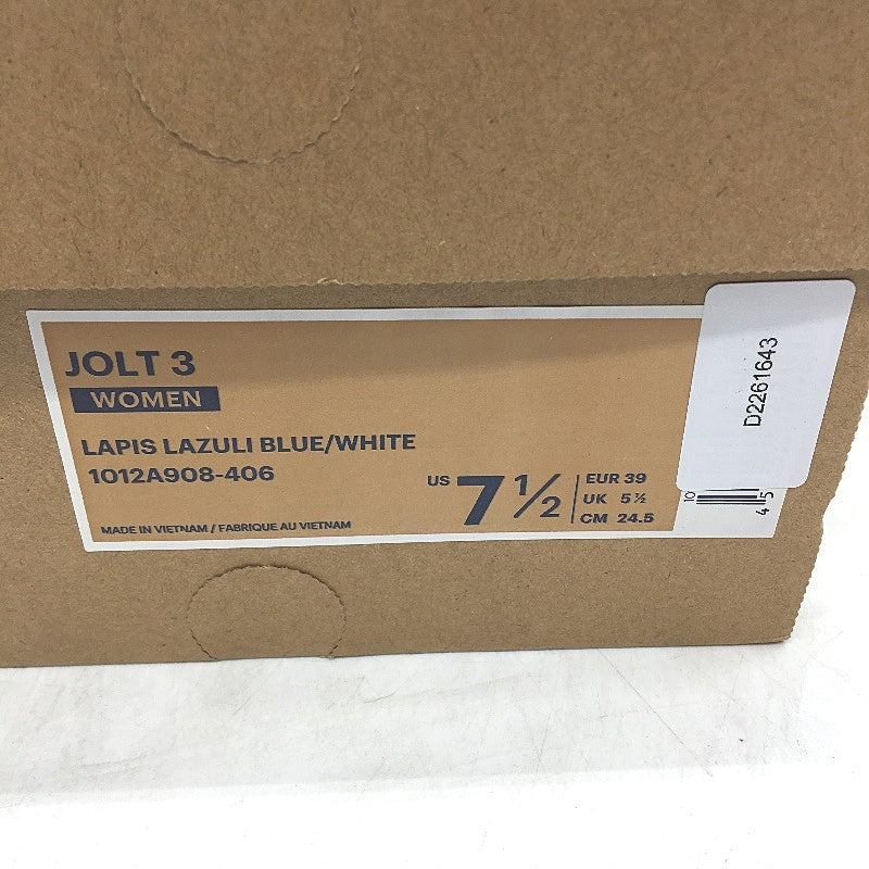 Asics Ortholite Jolt 3 Lapis Luzuli Blue Sneakers Ladies US 7.5 EU 39 NEW