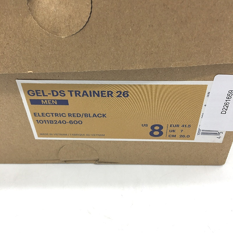 Asics Ortholite Gel-DS Trainer 26 Red & Aqua Sneakers Mens US 8 EU 41.5 NEW