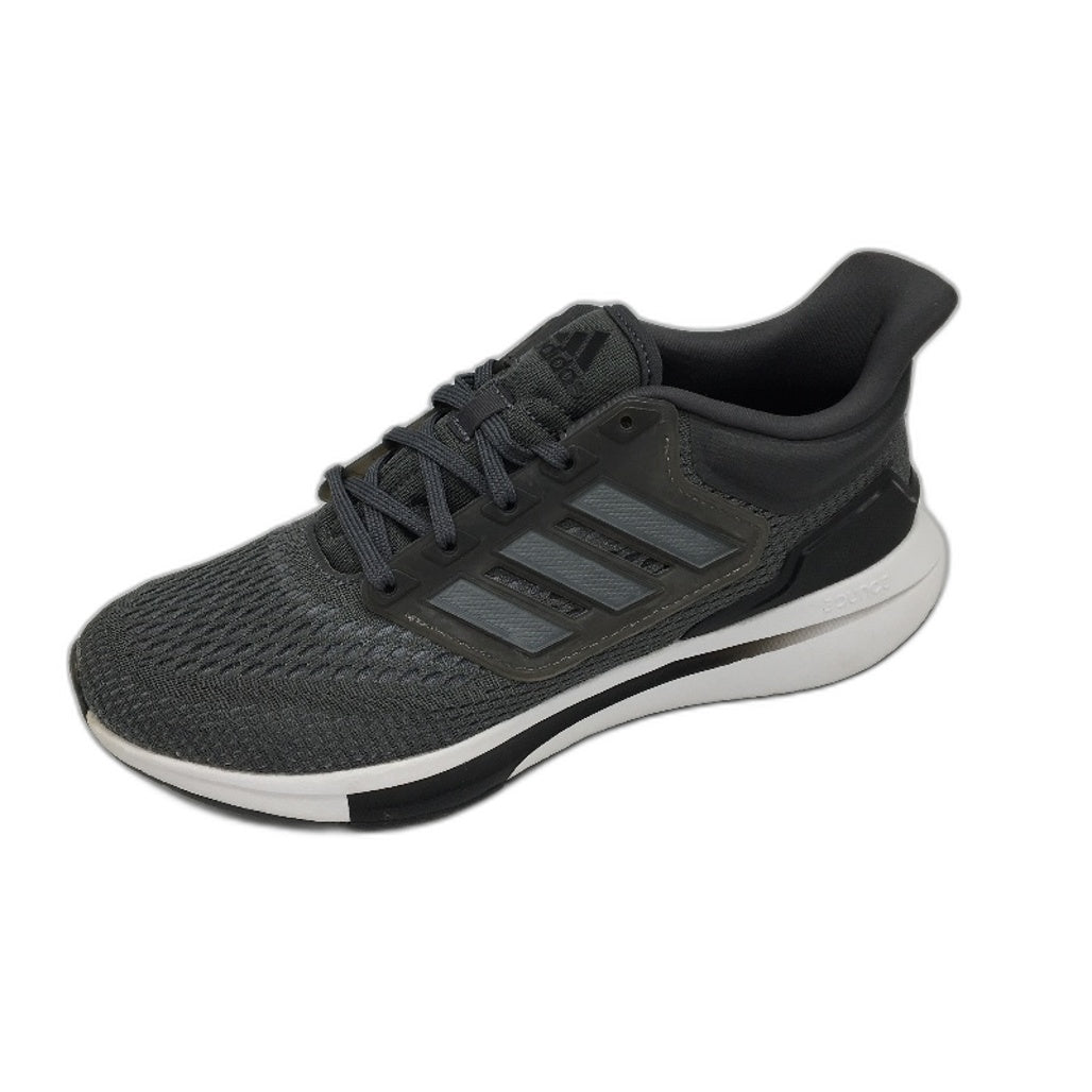 Adidas EQ21 Run Charcoal Grey Running Sneakers Ladies Size US 8.5 EUR 40 NEW