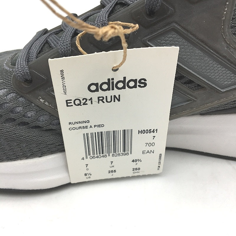 Adidas EQ21 Run Charcoal Grey Running Sneakers Ladies Size US 8.5 EUR 40 NEW