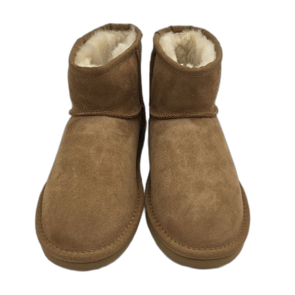 UGG Outback Australian Sheepskin Chestnut Mini Classic Boot Unisex M8 L9 NEW