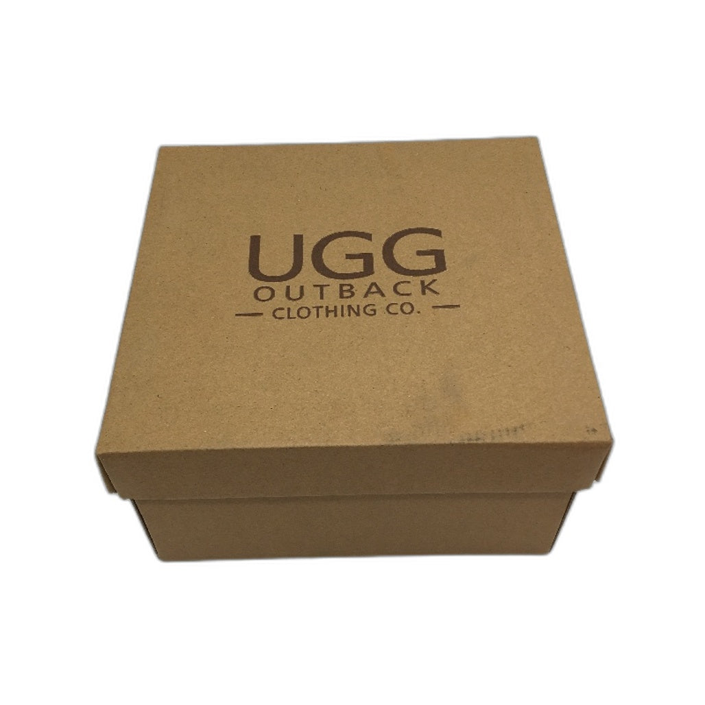 UGG Outback Australian Sheepskin Pink Mini Button Boots KIDS US 6-7 EU 24 NEW