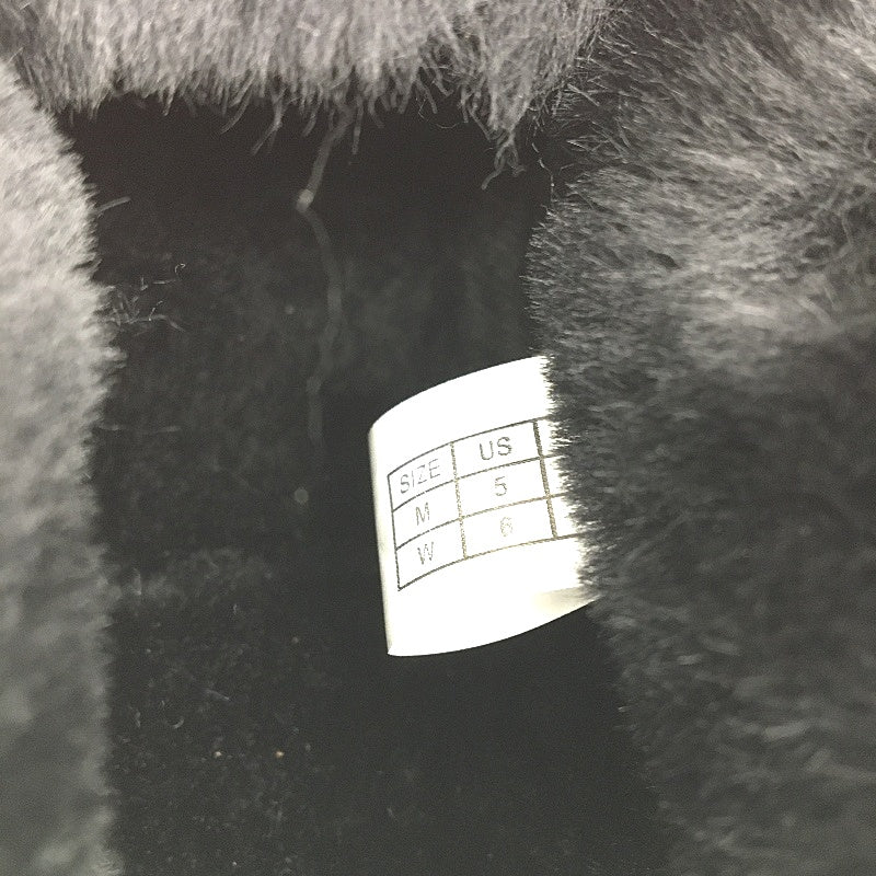 UGG Outback AUS Sheepskin Black Moccasins Slippers Unisex US M5 L6 EU37 NEW