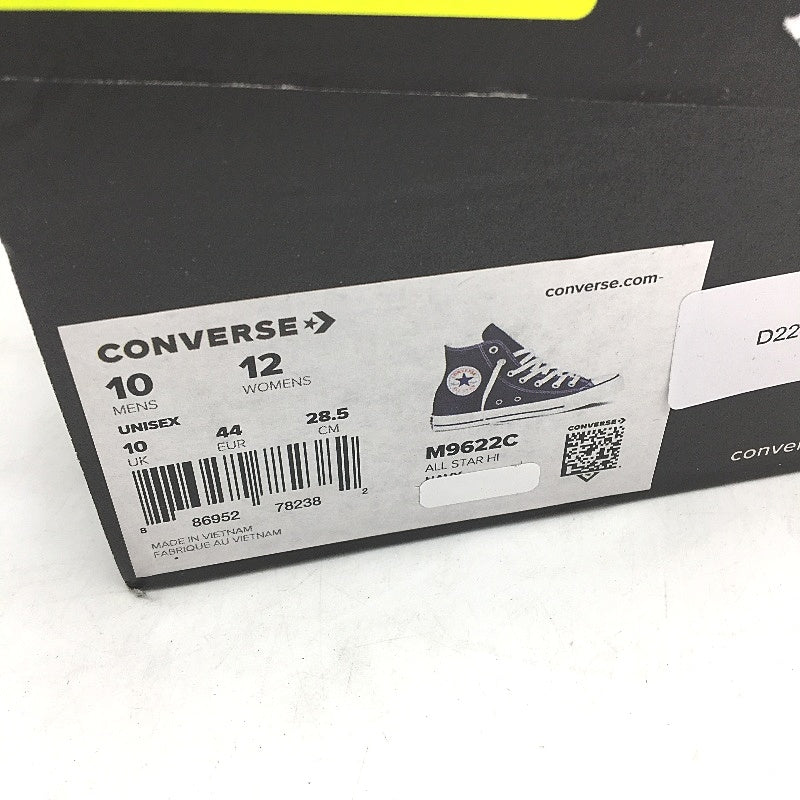 Converse CTAS Hi Blue Chuck All Star High Top Sneakers Unisex M10 L12 EU 44 NEW