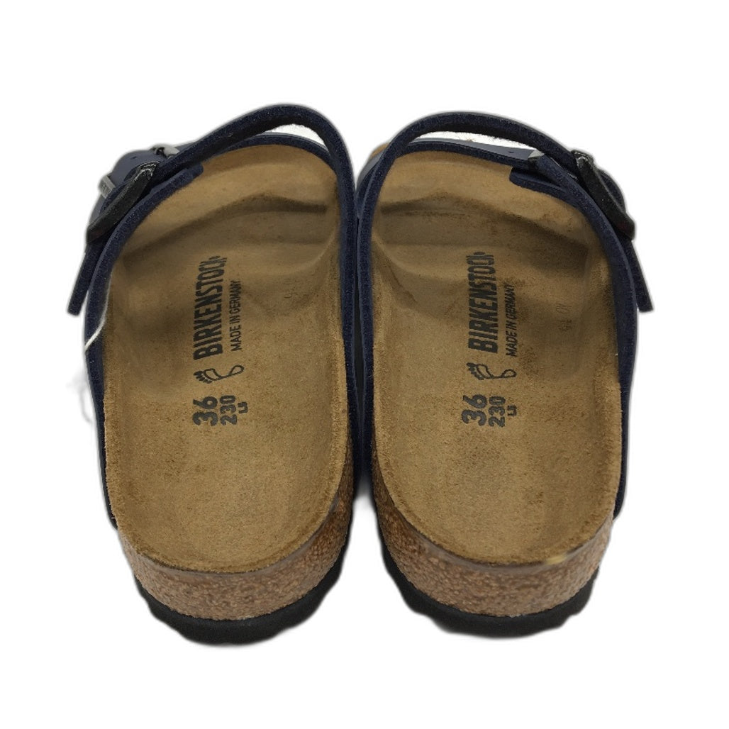 Birkenstock Classic Arizona Blue Regular Fit 2 Strap Slides Unisex 36 L5 M3 NEW