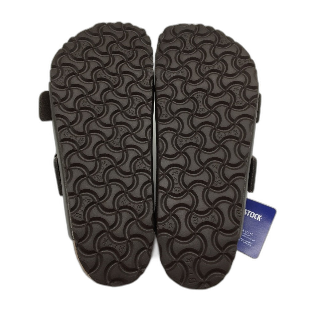 Birkenstock Arizona Dark Brown Regular Fit Leather Slides EU 38 US Sz M5 L7 NEW