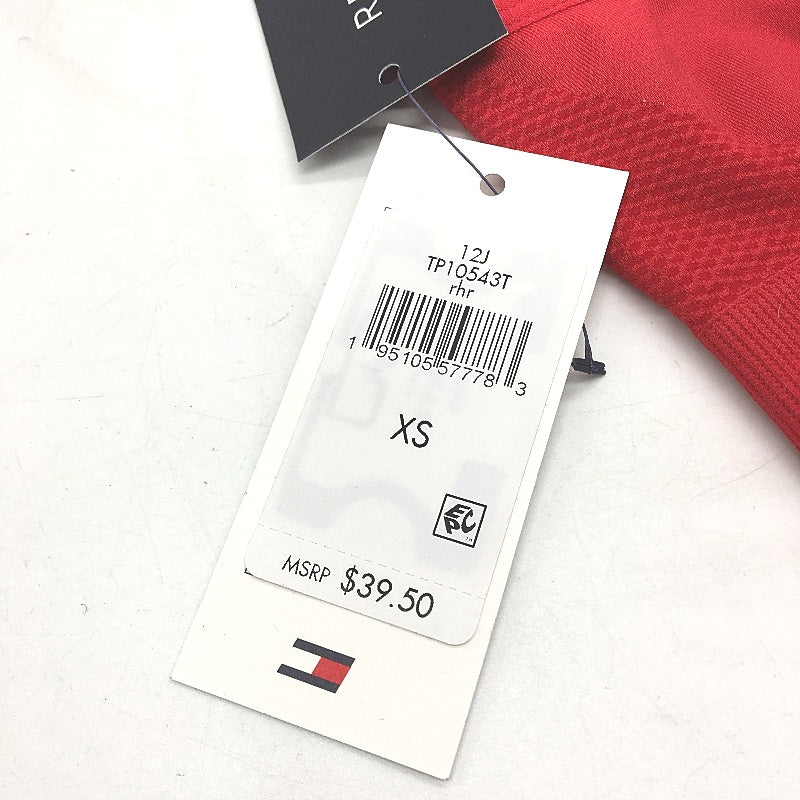 Tommy Hilfiger Sport Reversible Red Black Sports Bra Ladies Size XS NEW