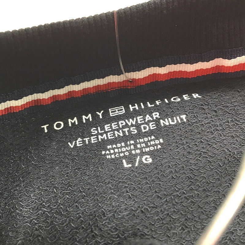 Tommy Hilfiger 2 Piece Logo Navy Blue Blazer Pyjama Set Ladies Size Large NEW