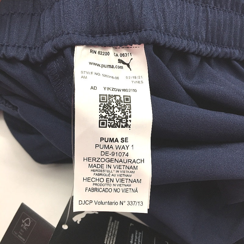 Puma Performance Woven 7 Inch Navy Blue Training Shorts Mens Size 2XL NEW