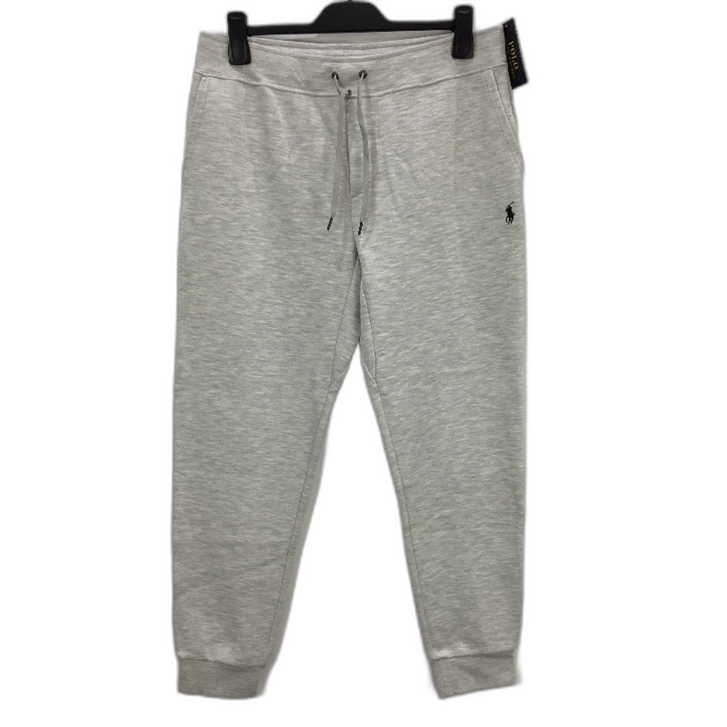 Ralph Lauren Polo Double Knit Drawstring Grey Jogger Pants Mens Size Large NEW