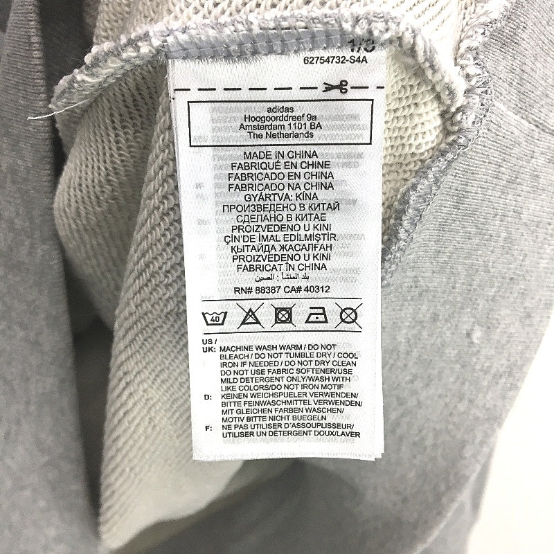 Adidas Future Icons Logo Graphic Grey Marle Pullover Hoodie Mens Size XL NEW