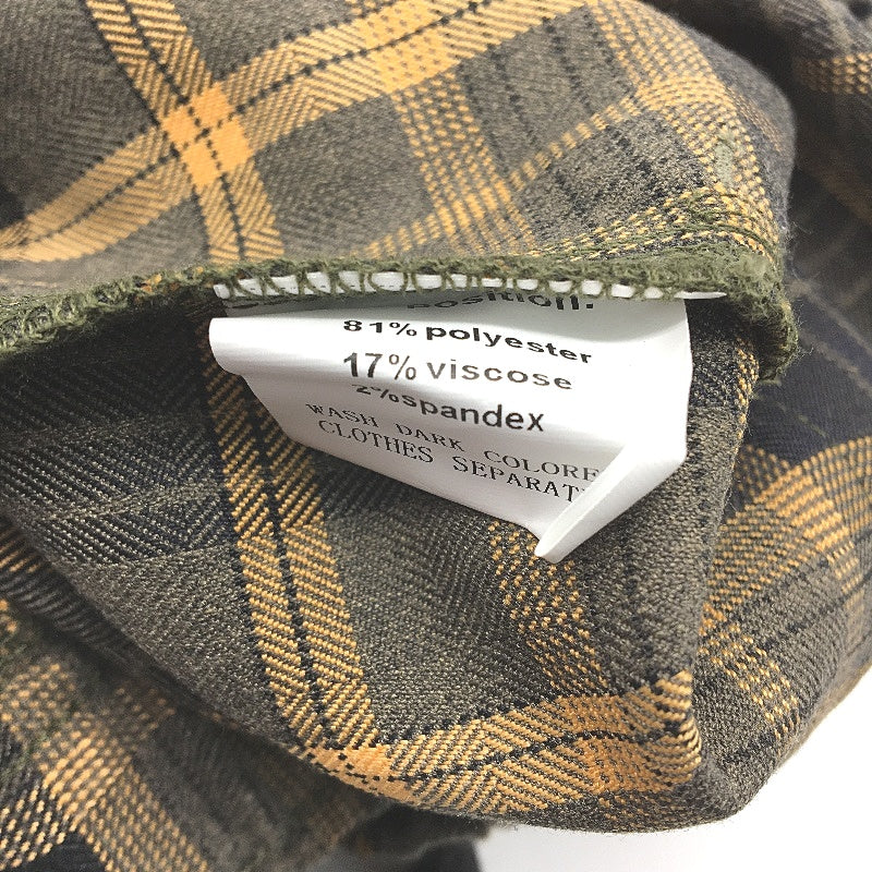 Snake Hole Plaid Runner Relaxed Fit Twill Cargo Shorts Mens Size 36 Inch NEW