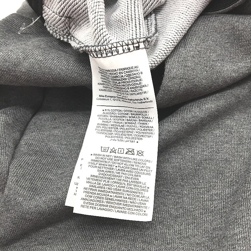 Nike DRI-FIT Grey Terry Lined Tracksuit Pants Sweatpants Joggers Mens Size L