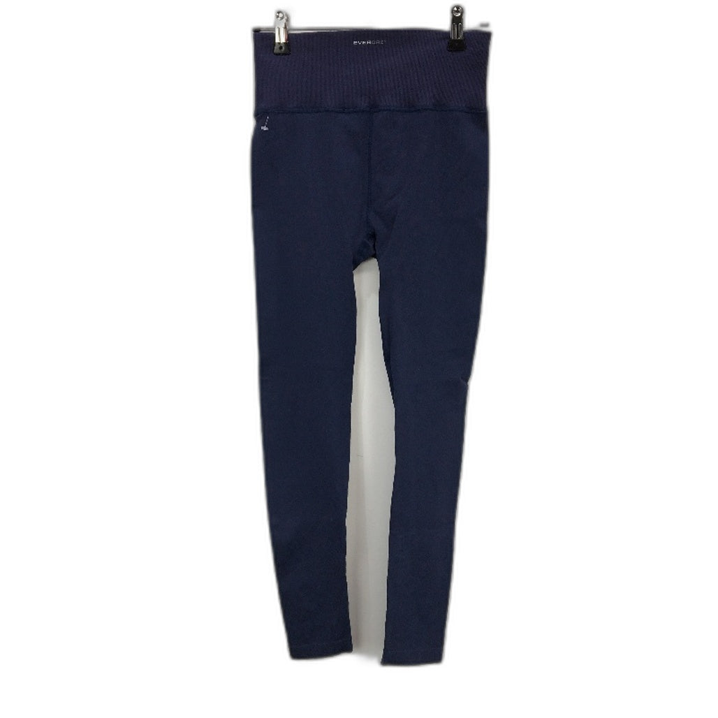 Everlast Purple Leopard Stretchy Tights Leggings Gym Yoga Workout Womens Size 10